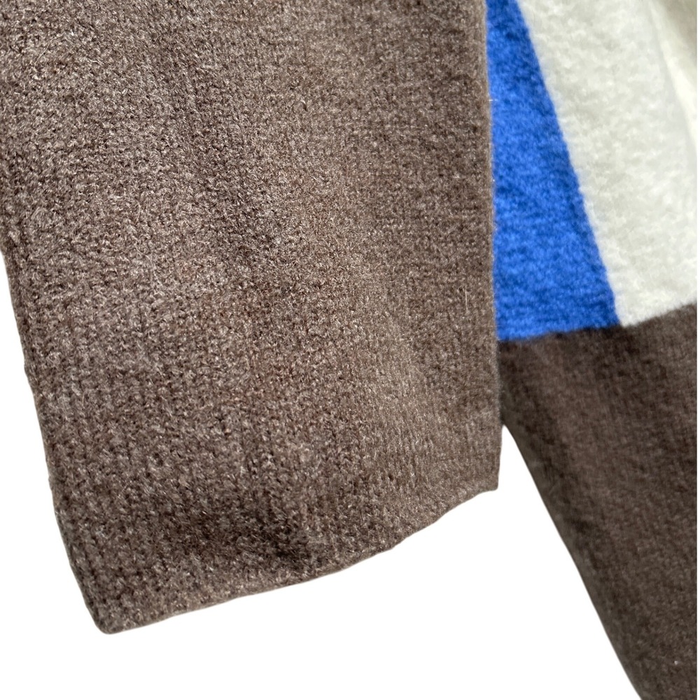 Le Lis Colorblock Patchwork Long Open Front Cardi… - image 4